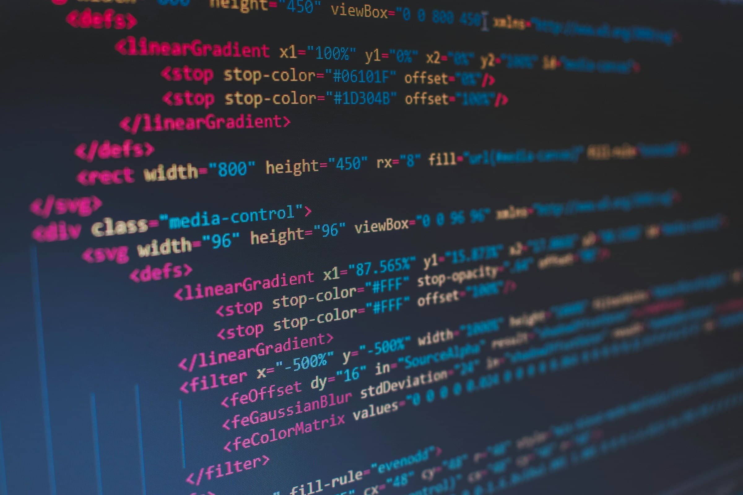 Software — code editor + deterministic stack